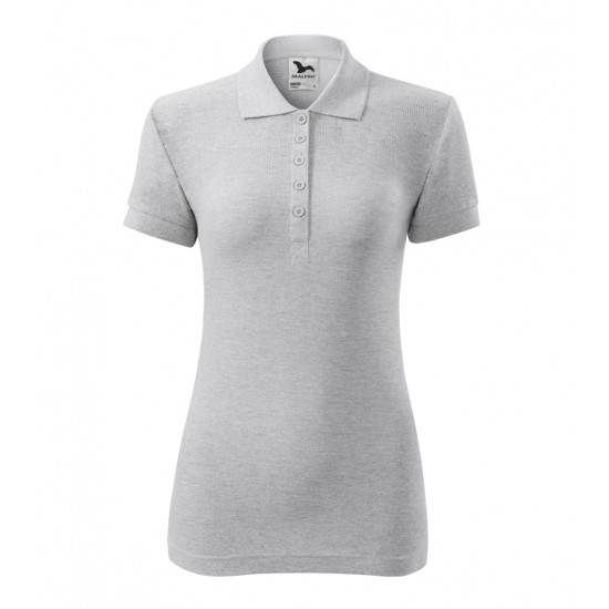 Moteriški Polo Marškinėliai MALFINI Cotton Ash melange, 170 g/m²