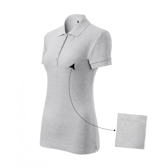 Moteriški Polo Marškinėliai MALFINI Cotton Ash melange, 170 g/m²