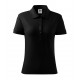 Moteriški Polo Marškinėliai MALFINI Cotton Black, 170 g/m²