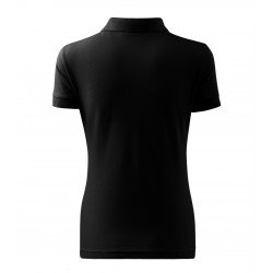 Moteriški Polo Marškinėliai MALFINI Cotton Black, 170 g/m²