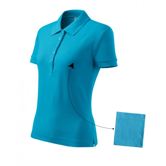 Moteriški Polo Marškinėliai MALFINI Cotton Blue atoll, 170 g/m²