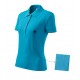 Moteriški Polo Marškinėliai MALFINI Cotton Blue atoll, 170 g/m²