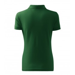 Moteriški Polo Marškinėliai MALFINI Cotton Bottle green, 170 g/m²