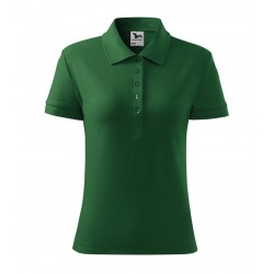 Moteriški Polo Marškinėliai MALFINI Cotton Bottle green, 170 g/m²