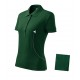 Moteriški Polo Marškinėliai MALFINI Cotton Dark green, 170 g/m²