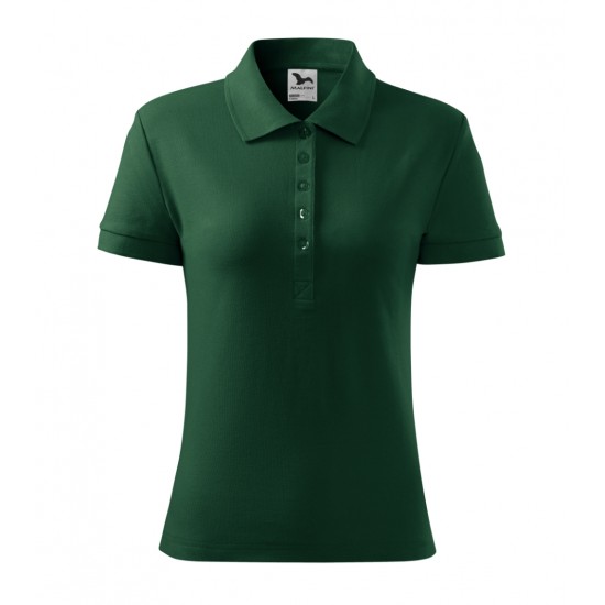 Moteriški Polo Marškinėliai MALFINI Cotton Dark green, 170 g/m²