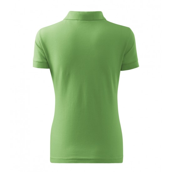 Moteriški Polo Marškinėliai MALFINI Cotton Grass green, 170 g/m²