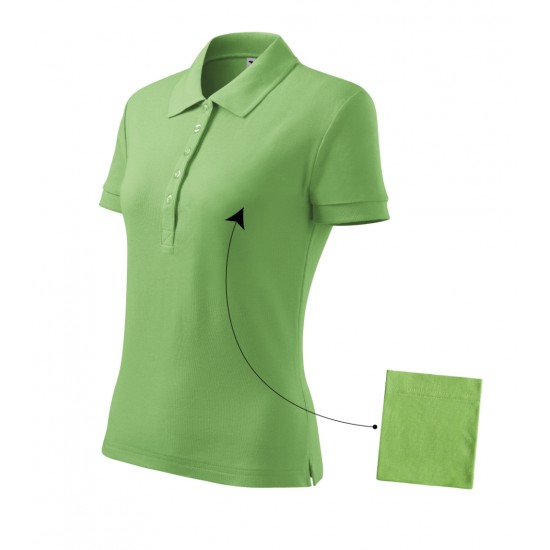 Moteriški Polo Marškinėliai MALFINI Cotton Grass green, 170 g/m²