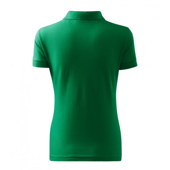 Moteriški Polo Marškinėliai MALFINI Cotton Kelly green, 170 g/m²