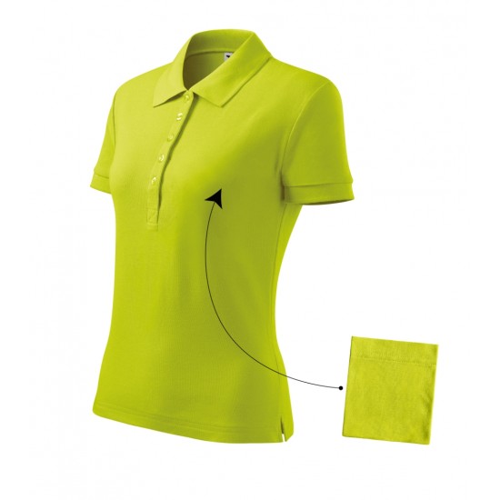 Moteriški Polo Marškinėliai MALFINI Cotton Lime punch, 170 g/m²