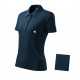 Moteriški Polo Marškinėliai MALFINI Cotton Navy blue, 170 g/m²