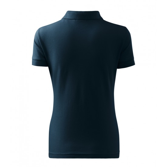 Moteriški Polo Marškinėliai MALFINI Cotton Navy blue, 170 g/m²
