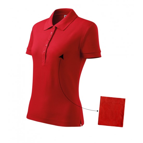 Moteriški Polo Marškinėliai MALFINI Cotton Red, 170 g/m²