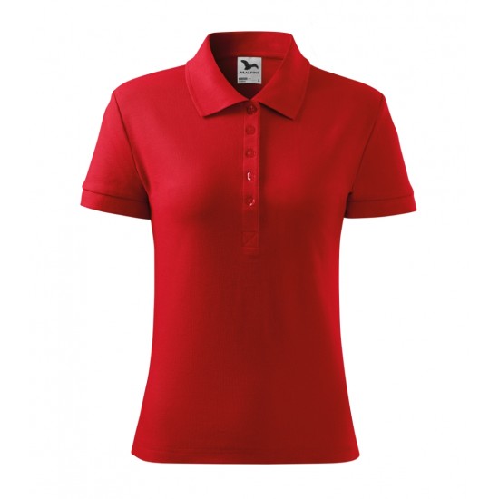 Moteriški Polo Marškinėliai MALFINI Cotton Red, 170 g/m²