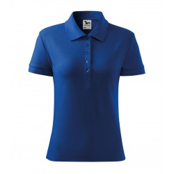 Moteriški Polo Marškinėliai MALFINI Cotton Royal blue, 170 g/m²