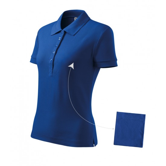 Moteriški Polo Marškinėliai MALFINI Cotton Royal blue, 170 g/m²