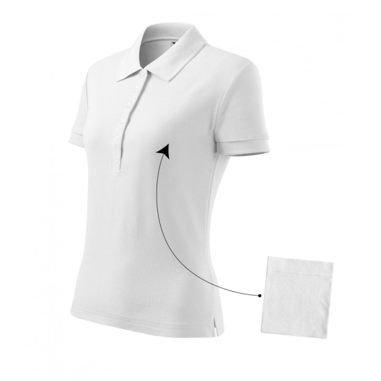 Moteriški Polo Marškinėliai MALFINI Cotton White, 170 g/m²