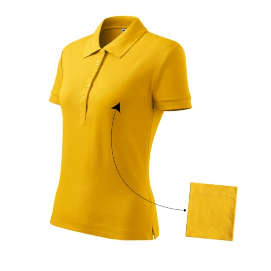 Moteriški Polo Marškinėliai MALFINI Cotton Yellow, 170 g/m²