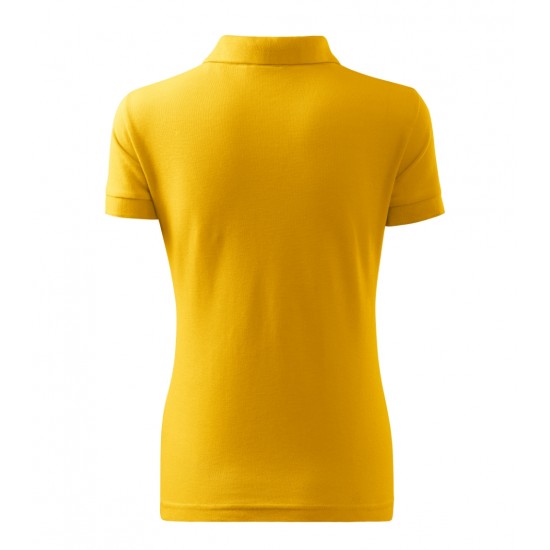 Moteriški Polo Marškinėliai MALFINI Cotton Yellow, 170 g/m²