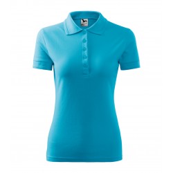 Moteriški Polo Marškinėliai MALFINI Pique Polo, Blue atoll