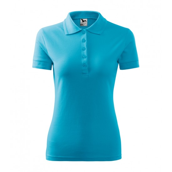 Moteriški Polo Marškinėliai MALFINI Pique Polo, Blue atoll