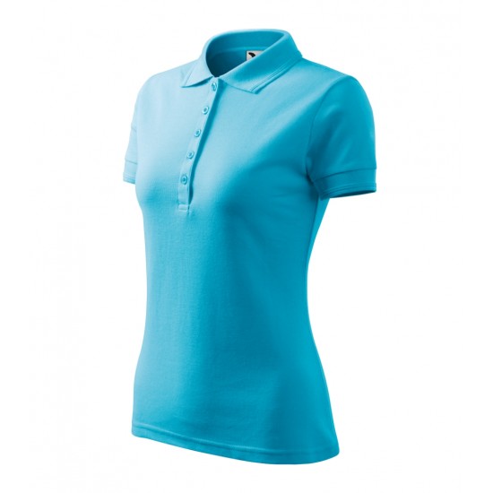 Moteriški Polo Marškinėliai MALFINI Pique Polo, Blue atoll