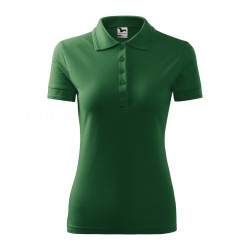 Moteriški Polo Marškinėliai MALFINI Pique Polo, Bottle green