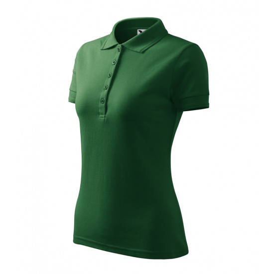 Moteriški Polo Marškinėliai MALFINI Pique Polo, Bottle green