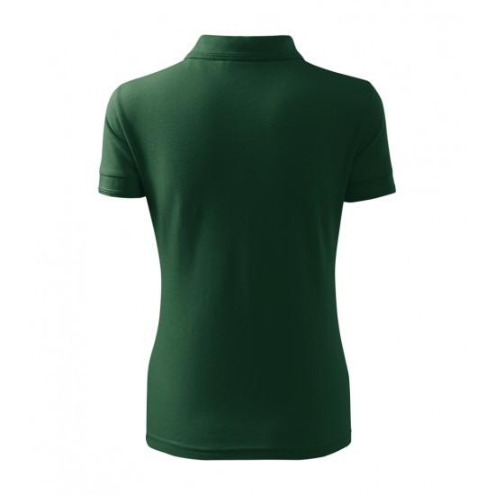 Moteriški Polo Marškinėliai MALFINI Pique Polo, Dark green