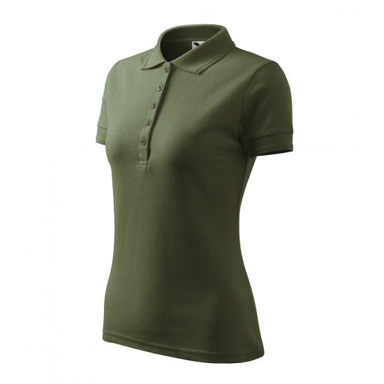 Moteriški Polo Marškinėliai MALFINI Pique Polo, Khaki