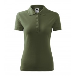 Moteriški Polo Marškinėliai MALFINI Pique Polo, Khaki