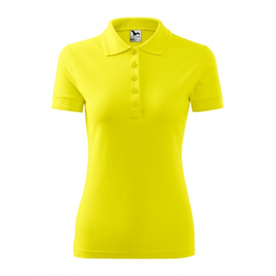 Moteriški Polo Marškinėliai MALFINI Pique Polo, Lemon