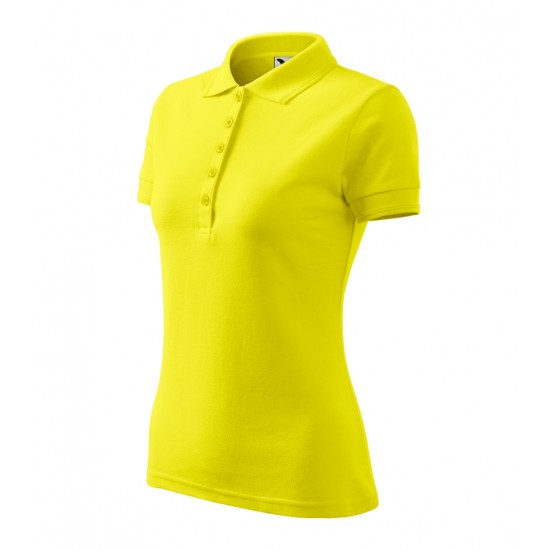 Moteriški Polo Marškinėliai MALFINI Pique Polo, Lemon