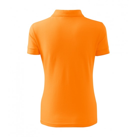 Moteriški Polo Marškinėliai MALFINI Pique Polo, Mandarinų oranžinė