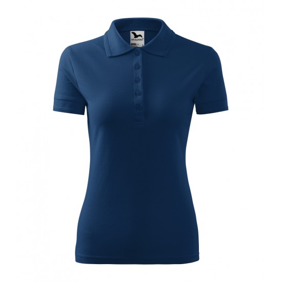 Moteriški Polo Marškinėliai MALFINI Pique Polo, Midnight blue