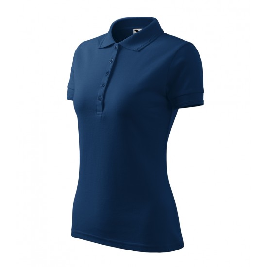 Moteriški Polo Marškinėliai MALFINI Pique Polo, Midnight blue