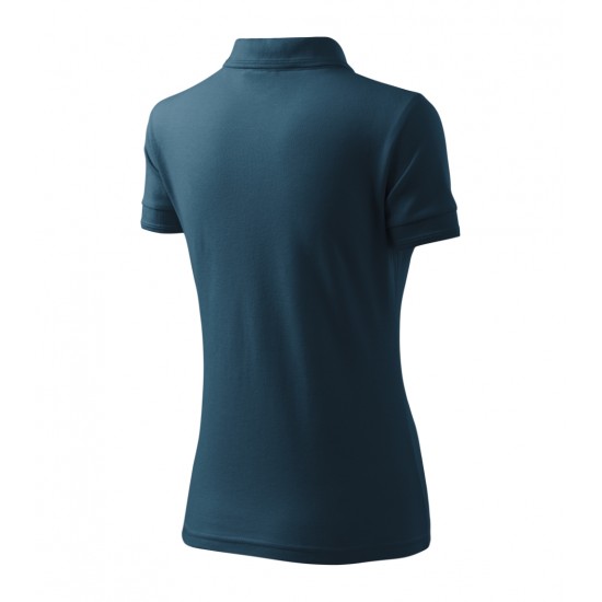 Moteriški Polo Marškinėliai MALFINI Pique Polo, Navy Blue