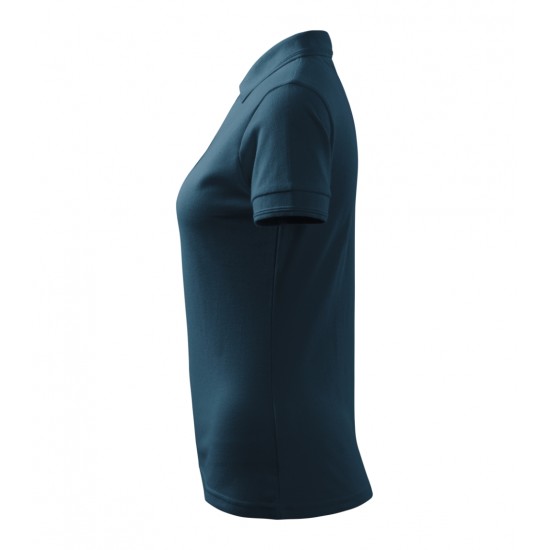 Moteriški Polo Marškinėliai MALFINI Pique Polo, Navy Blue