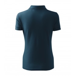 Moteriški Polo Marškinėliai MALFINI Pique Polo, Navy Blue