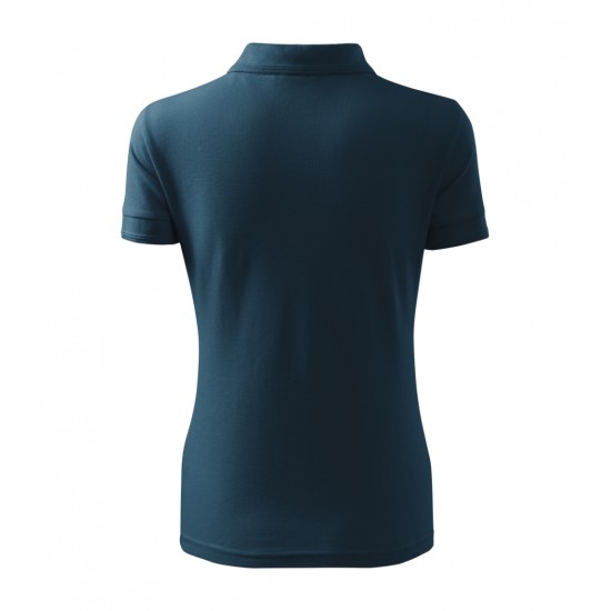 Moteriški Polo Marškinėliai MALFINI Pique Polo, Navy Blue