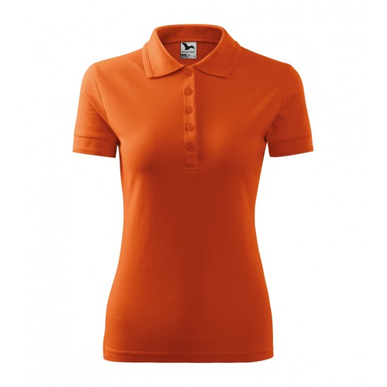 Moteriški Polo Marškinėliai MALFINI Pique Polo, Orange
