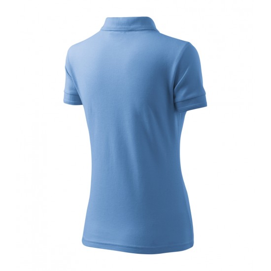 Moteriški Polo Marškinėliai MALFINI Pique Polo, Sky Blue