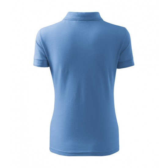 Moteriški Polo Marškinėliai MALFINI Pique Polo, Sky Blue