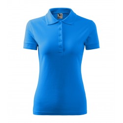 Moteriški Polo Marškinėliai MALFINI Pique Polo, Snorkel blue