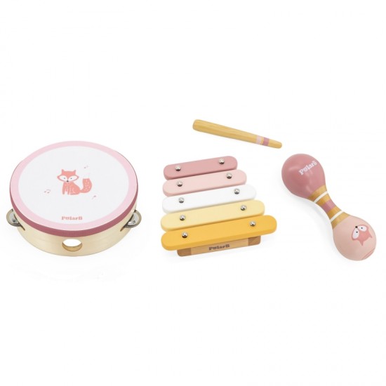 Muzikos instrumentų rinkinys, rožinis VIGA PolarB