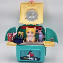 Nešiojamas grožio salonas 2 viename kuprinėje-nešiklyje WOOPIE Kitty