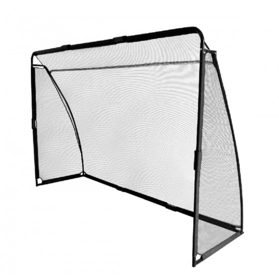 Nešiojami futbolo vartai 240×160×80 cm su PE tinklu