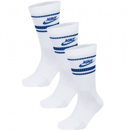 Nike Everyday Essential Kojinės Baltos Ir Mėlynos DX5089 105