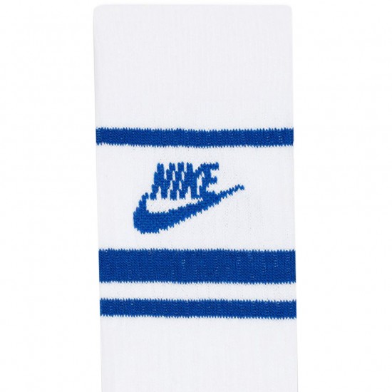 Nike Everyday Essential Kojinės Baltos Ir Mėlynos DX5089 105