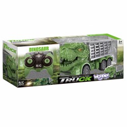 Nuotolinio Valdymo Automobilis Dinozauras Žalias + Figūrėlė WOOPIE
